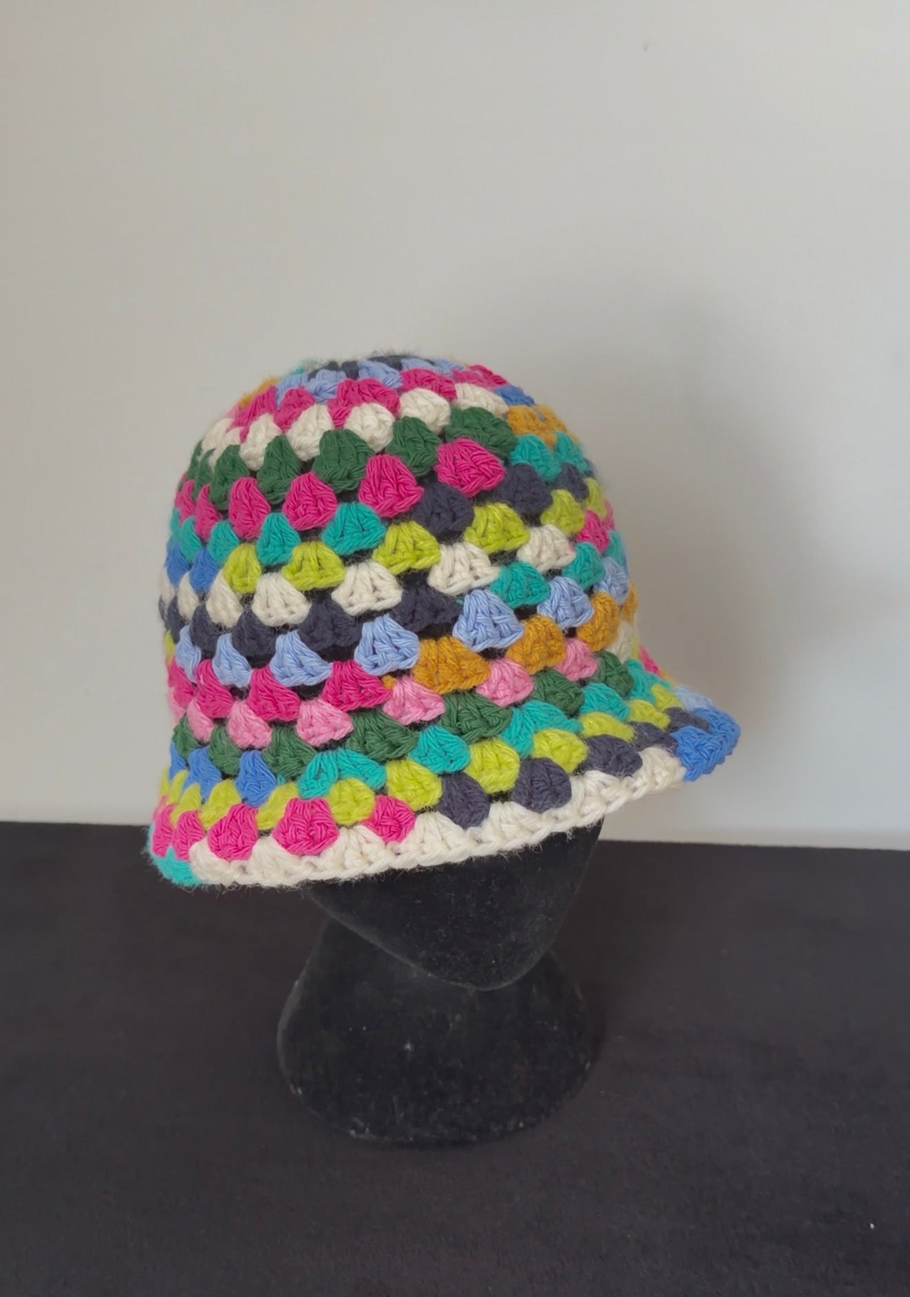 🌈 Confetti Dreams Crochet Bucket Hat
