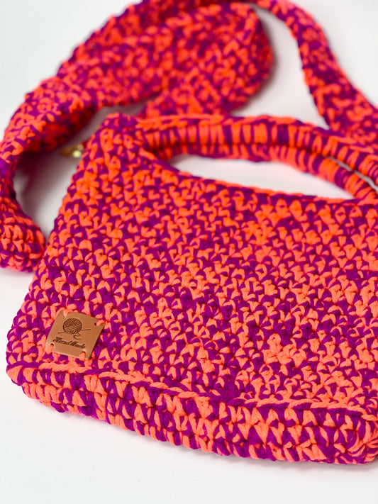 Handmade Crochet Strap Purse