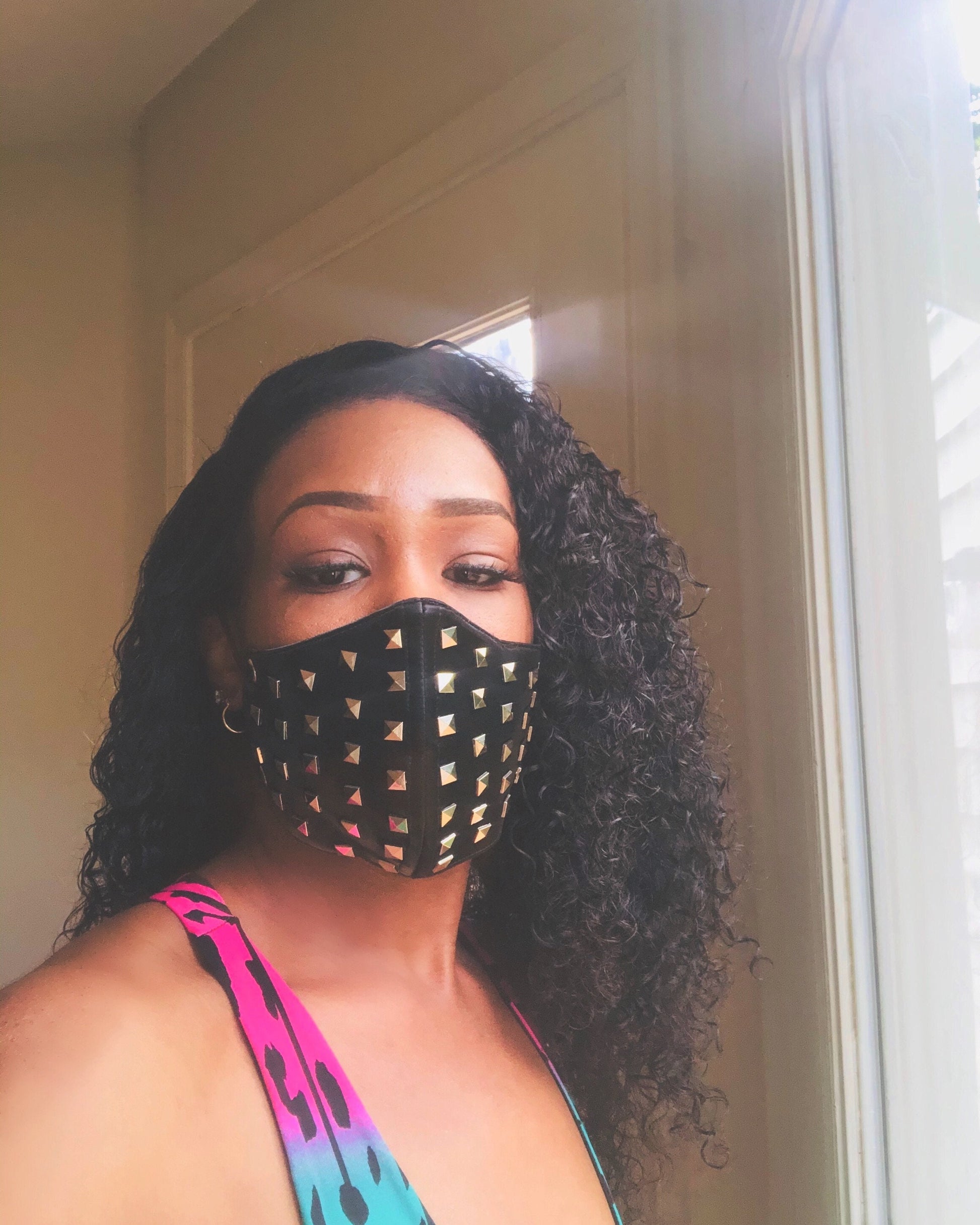 Studded Face Mask - BOSSED UP FASHION