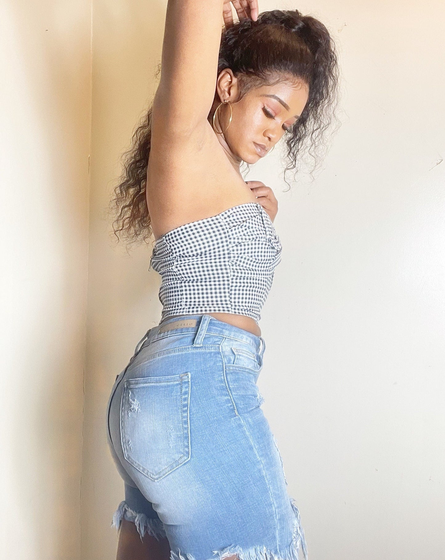 Bermuda Boyfriend Distressed Jean Shorts - BOSSED UP FASHION