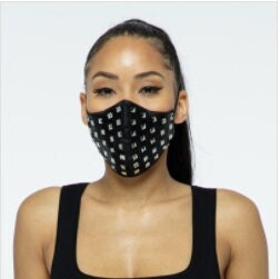 Studded Face Mask - BOSSED UP FASHION