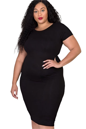 On the Move Plus size Dress - BOSSED UP FASHION