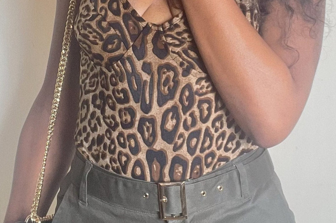 My Crazy Side Leopard Print Bodysuit - BOSSED UP FASHION