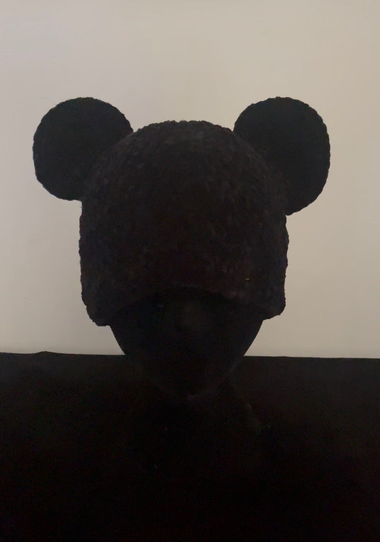 🖤 Midnight Teddy Crochet Beanie