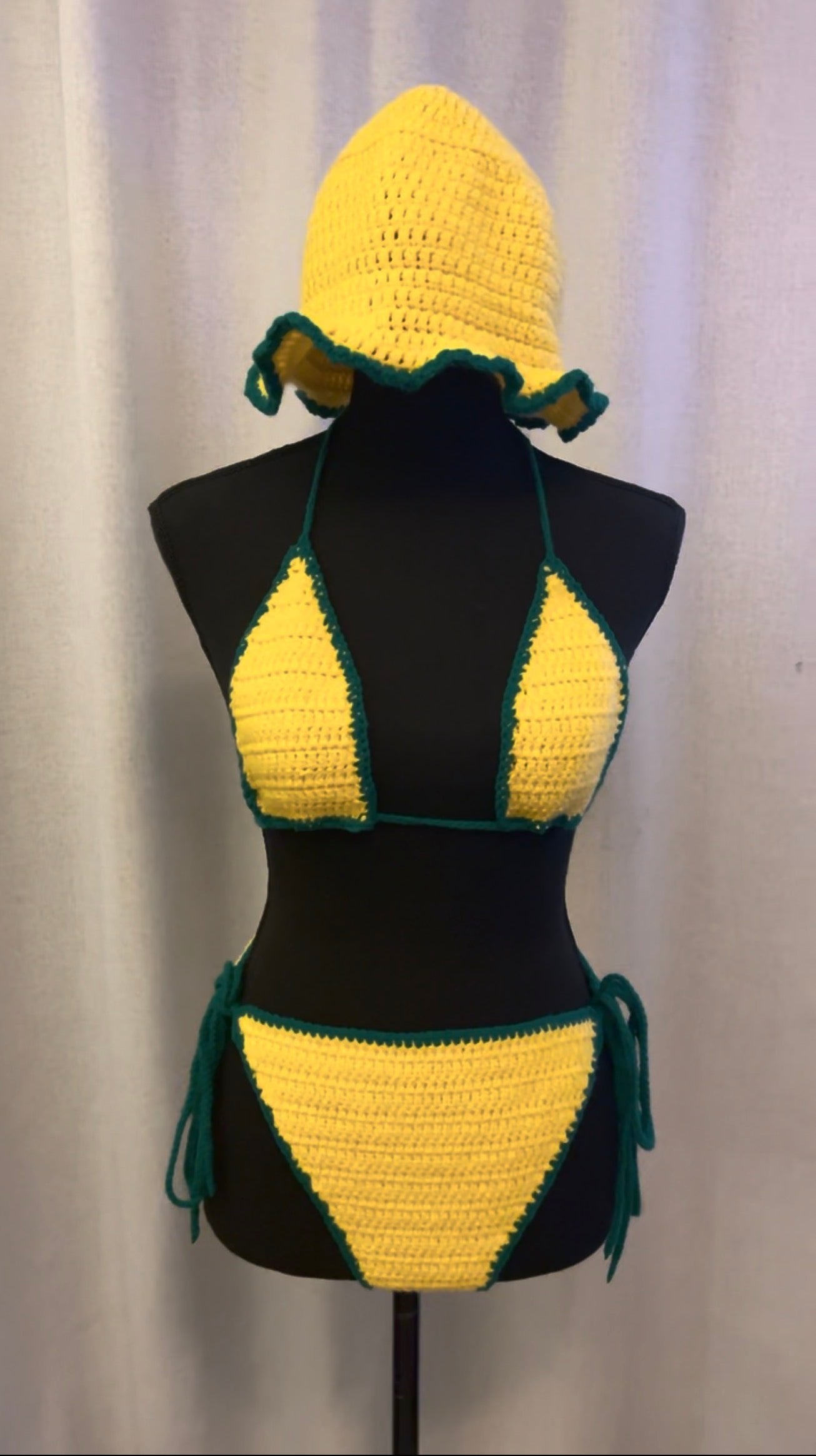 Golden Paradise Crochet Bikini