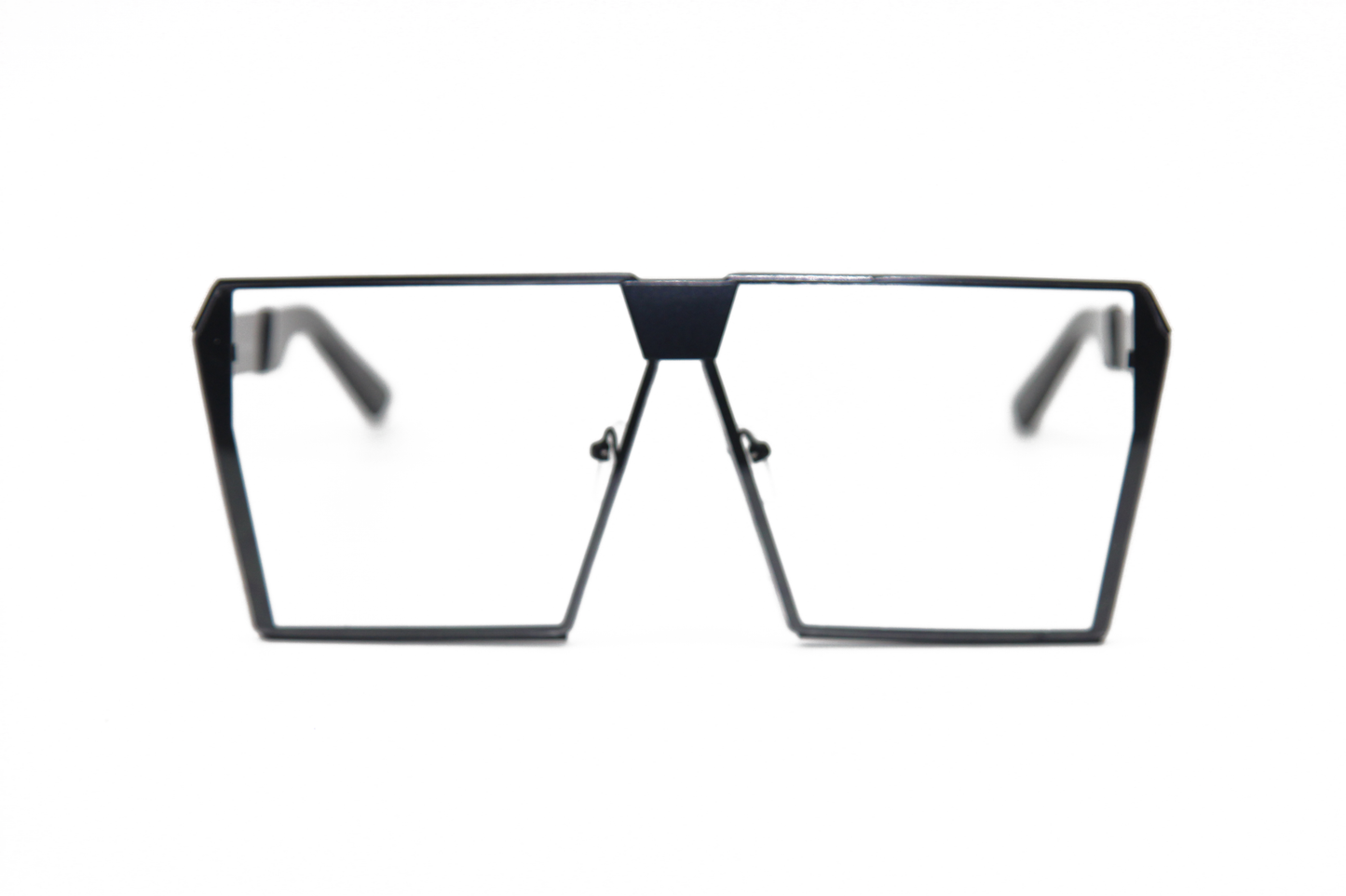Oversized Clear Lens Fashionable Glasses