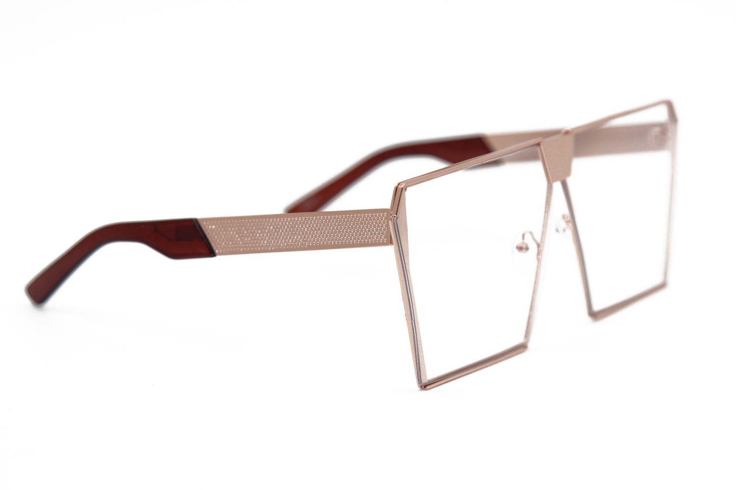 Transparent Lens Glasses-Large Frame-Fashion-Trending- BOSSED UP FASHION